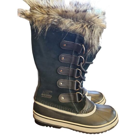 NWT Tall Sorel Fur trimmed Boots sz 8 - Picture 5 of 8